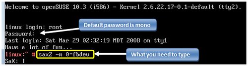 VirtualPC Linux Video - SAX2