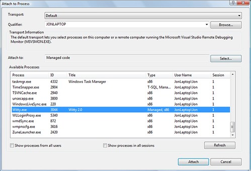 Witty - High CPU - Attach Process